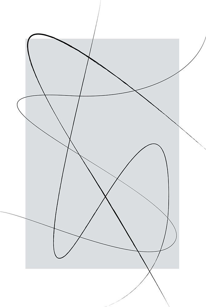 Gray Abstracta art print by Oju Design for $57.95 CAD
