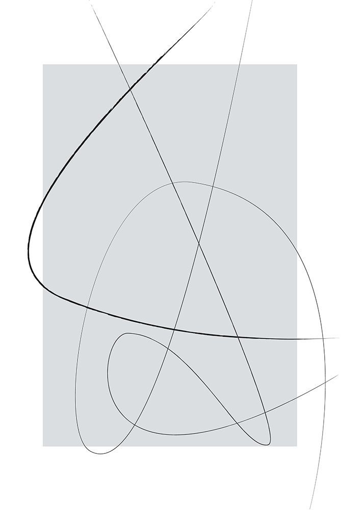 Gray Abstracta art print by Oju Design for $57.95 CAD