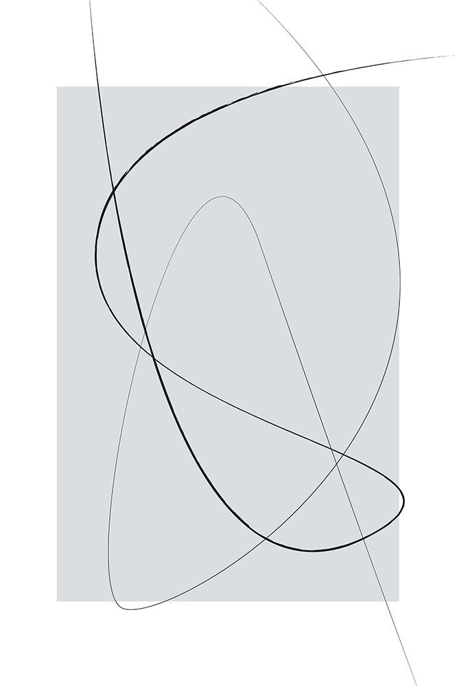 Gray Abstracta art print by Oju Design for $57.95 CAD