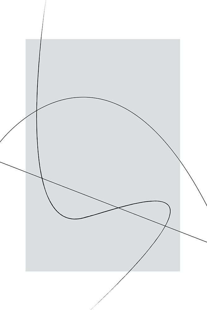 Gray Abstracta art print by Oju Design for $57.95 CAD