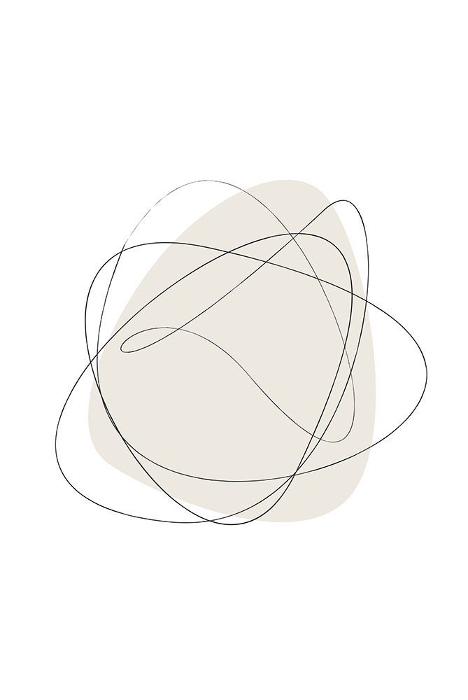 Beige Circles art print by Oju Design for $57.95 CAD
