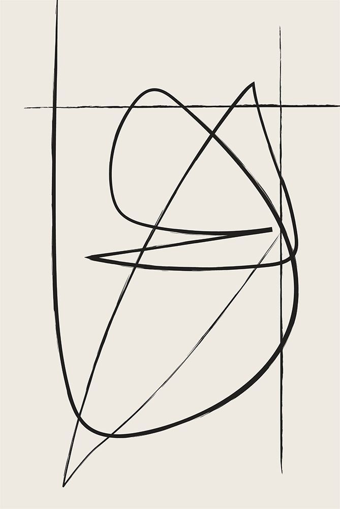 Beige Lines art print by Oju Design for $57.95 CAD