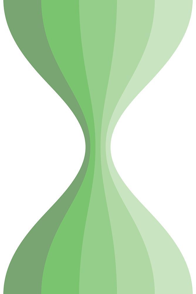 Wavy Green art print by Oju Design for $57.95 CAD