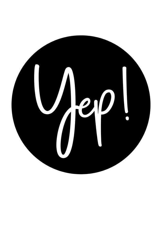 Yep art print by Oju Design for $57.95 CAD
