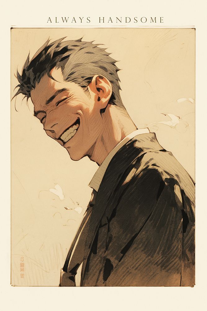 Always Handsome art print by Treechild for $57.95 CAD