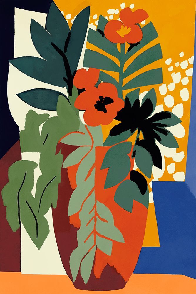 Abstract Flower Impressions art print by Treechild for $57.95 CAD