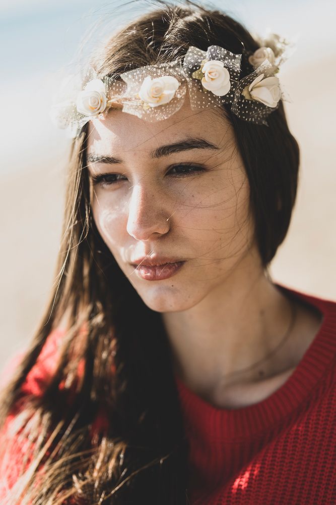 Portrait Of A Young Woman art print by Engin Akyurt for $57.95 CAD