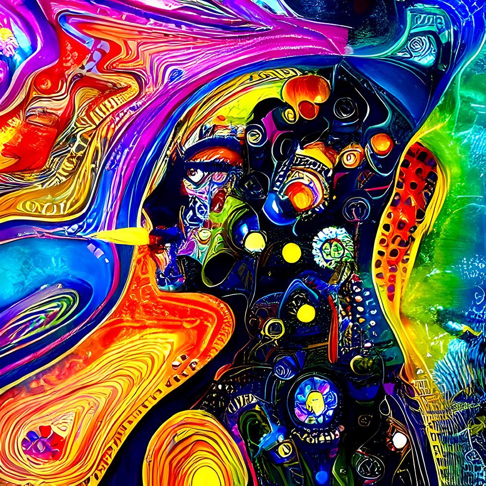 Red divine art print by Velibor Baco for $57.95 CAD