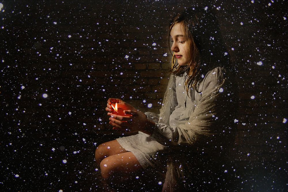 The Little Match Girl art print by Kate Weber for $57.95 CAD