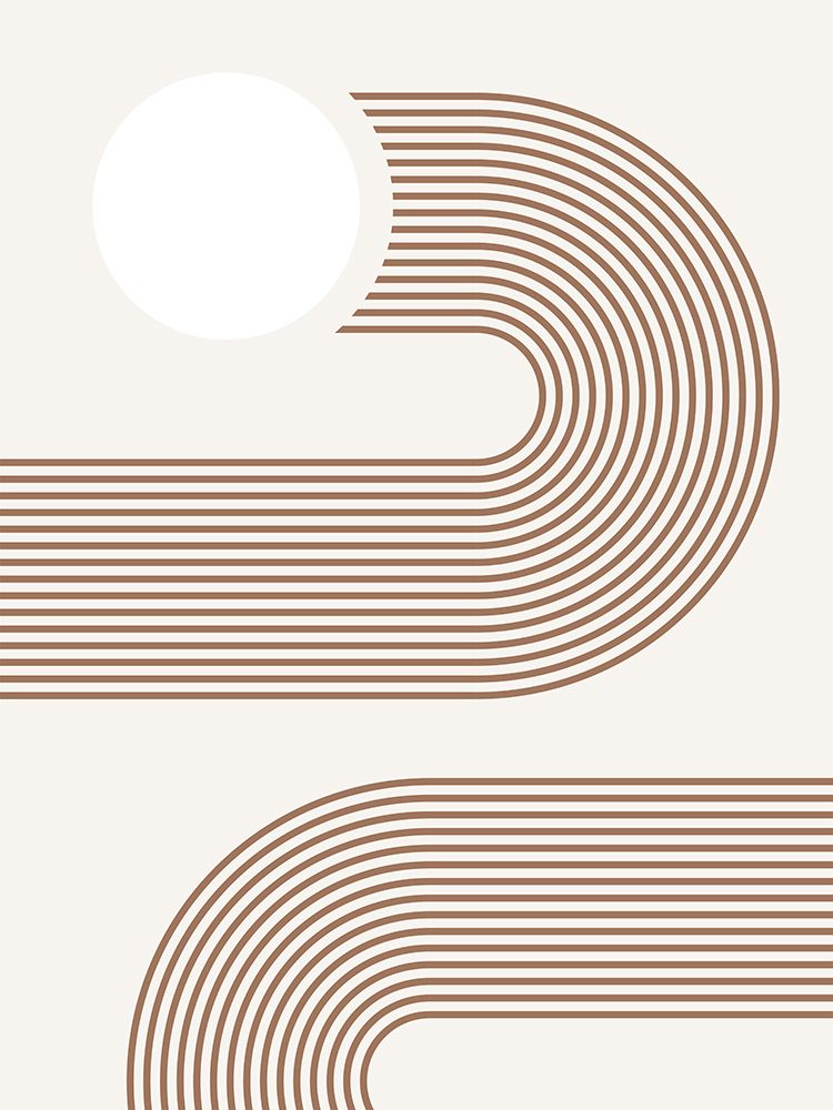 Beige Arc Poster No.2 art print by Elena Ristova for $57.95 CAD