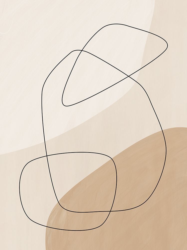 Graphic Shapes a Lines Poster art print by Elena Ristova for $57.95 CAD