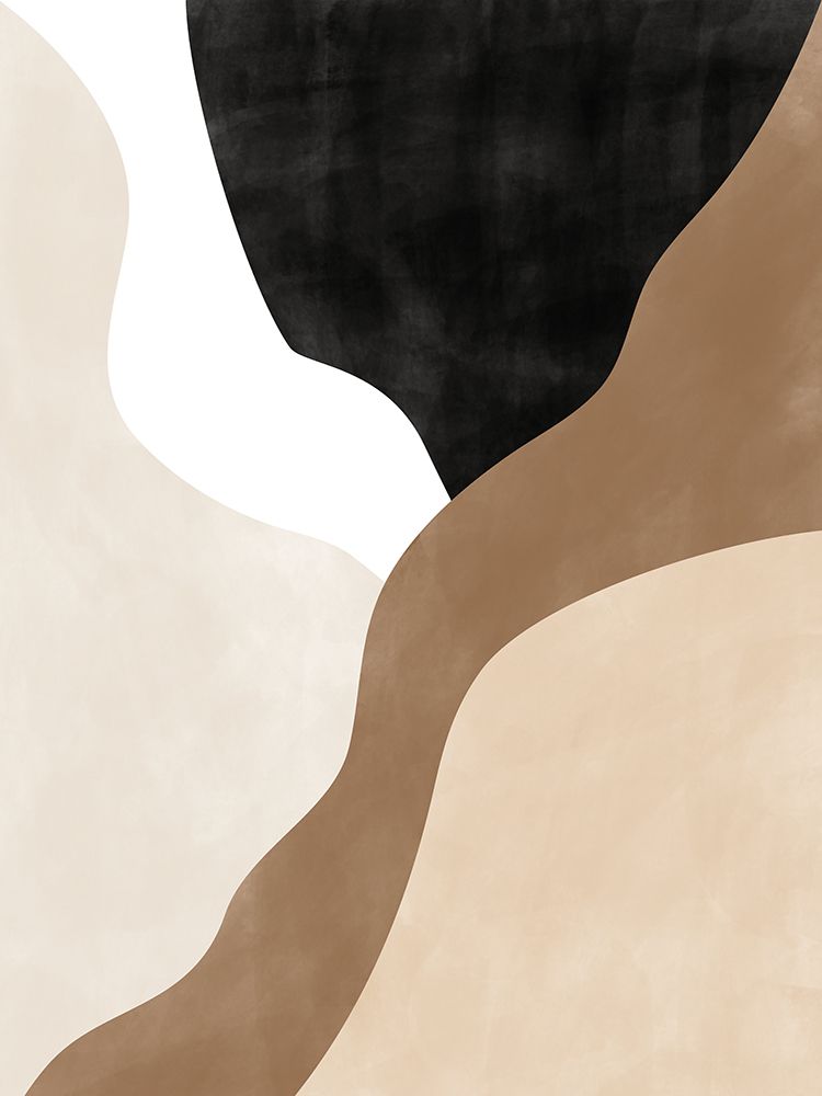 Abstract Beige And Brown Art No.2 art print by Elena Ristova for $57.95 CAD