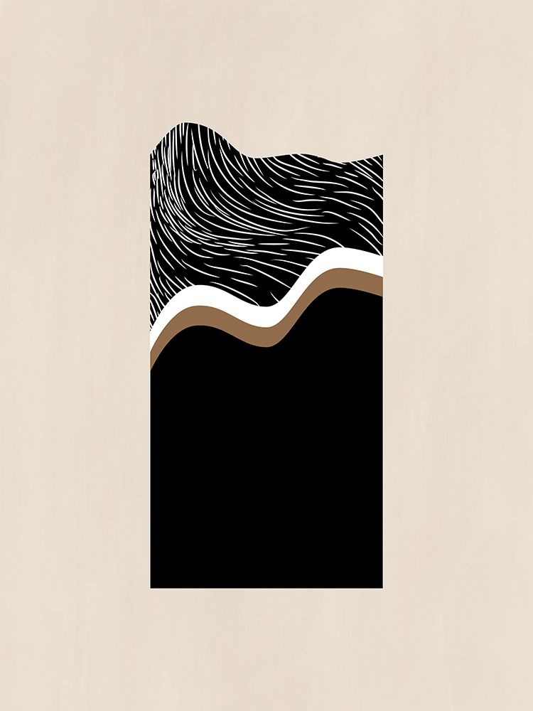 White Wave Art No.2 art print by Elena Ristova for $57.95 CAD