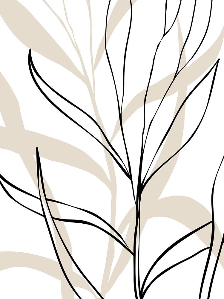 Botanical Lines Art art print by Elena Ristova for $57.95 CAD