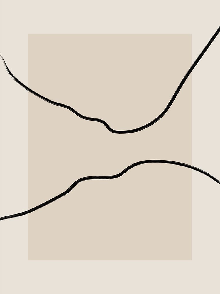 Soft Abstract Lines Art art print by Elena Ristova for $57.95 CAD