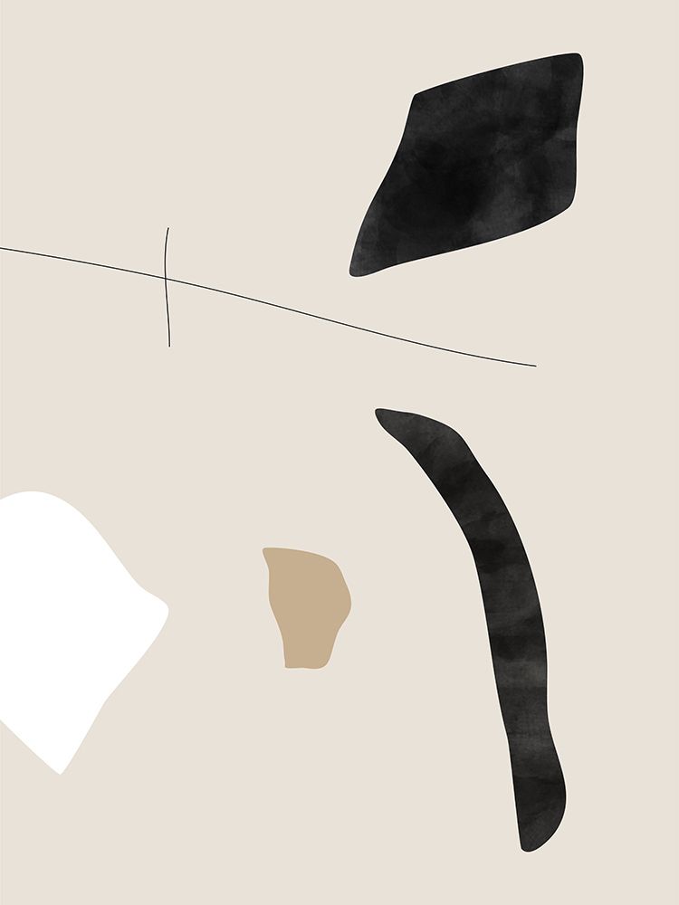 Graphic Shapes And Lines Poster art print by Elena Ristova for $57.95 CAD