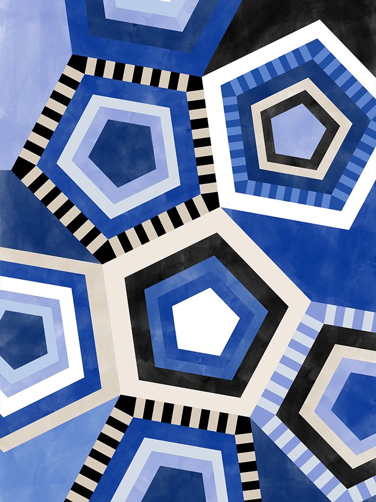 3X4 Aspectratio  Indigo61 art print by Elena Ristova for $57.95 CAD