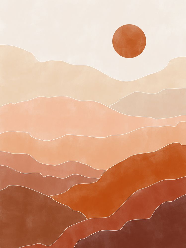 3X4 Aspectratioterracotta37 art print by Elena Ristova for $57.95 CAD