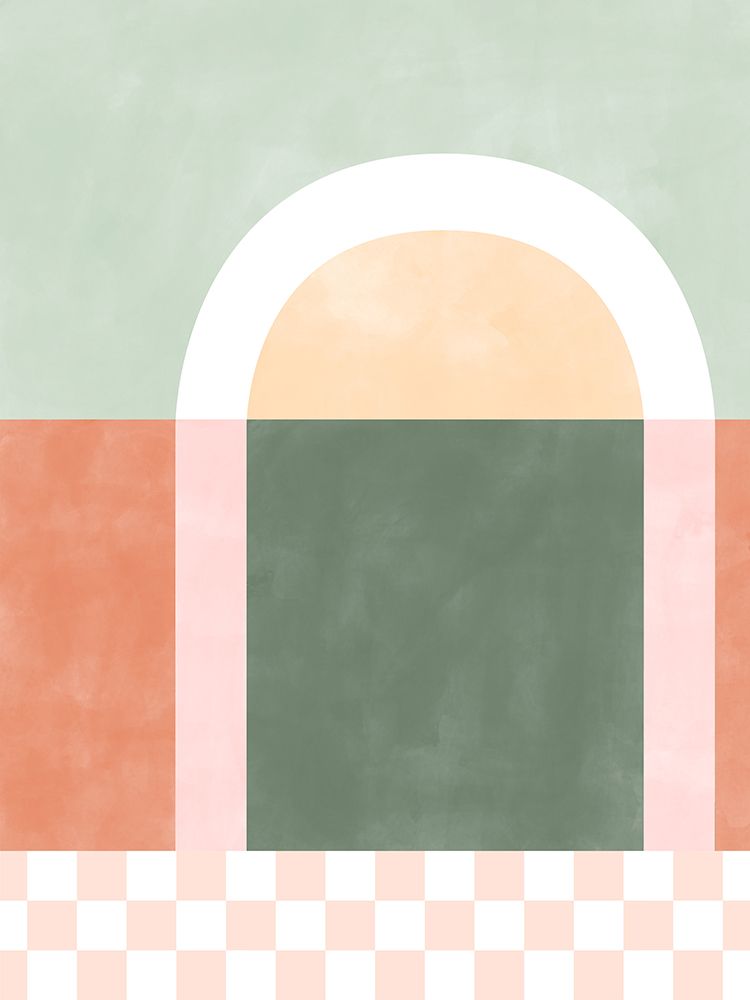 3X4 Aspectratio Pinkgreen28 art print by Elena Ristova for $57.95 CAD