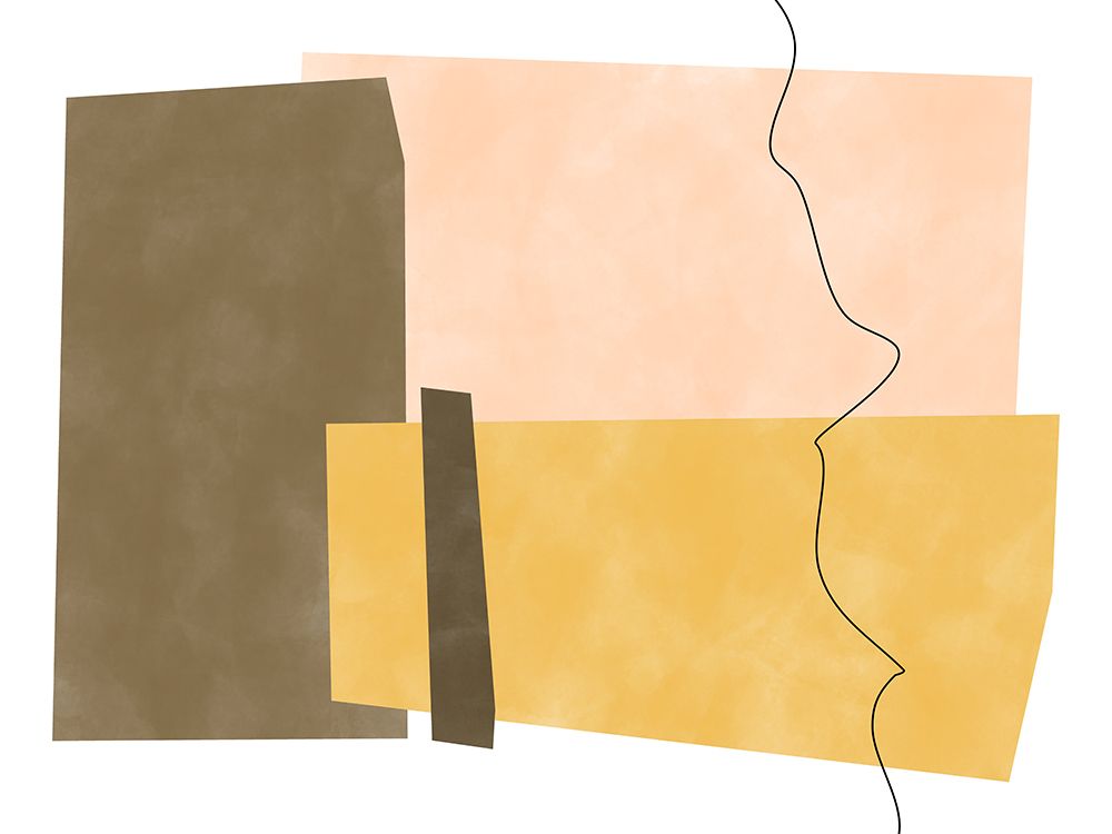 3X4 Aspectratioabstractyellow19 art print by Elena Ristova for $57.95 CAD