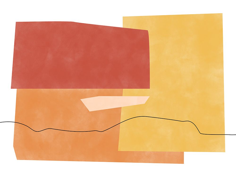 3X4 Aspectratioabstractyellow20 art print by Elena Ristova for $57.95 CAD