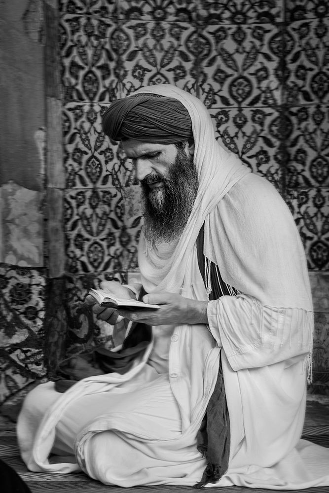 A Man Praying In The Mosque art print by Engin Akyurt for $57.95 CAD