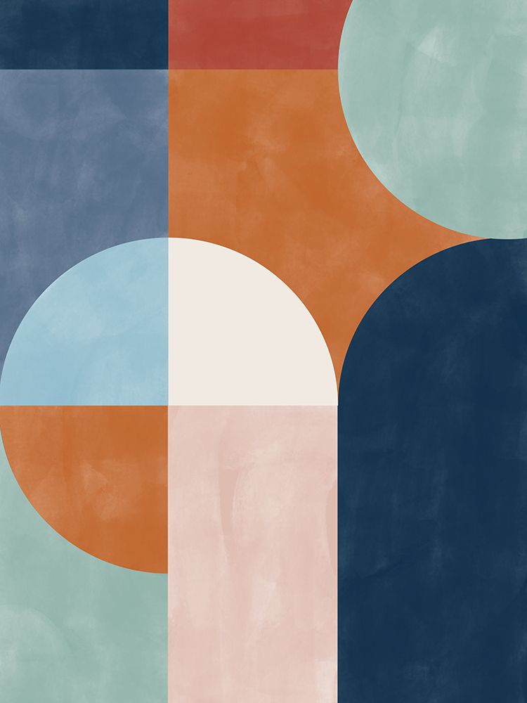 3X4Aspectratiobluerust28 art print by Elena Ristova for $57.95 CAD