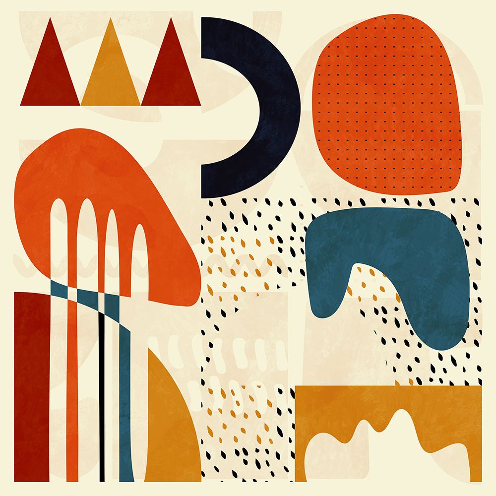 Quadrate Bunt2 art print by Ana Rut Bre for $57.95 CAD