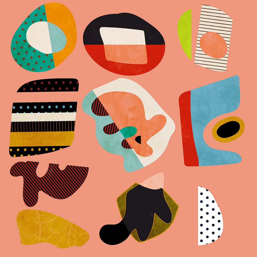 Minimal Shapes Bunte2 art print by Ana Rut Bre for $57.95 CAD