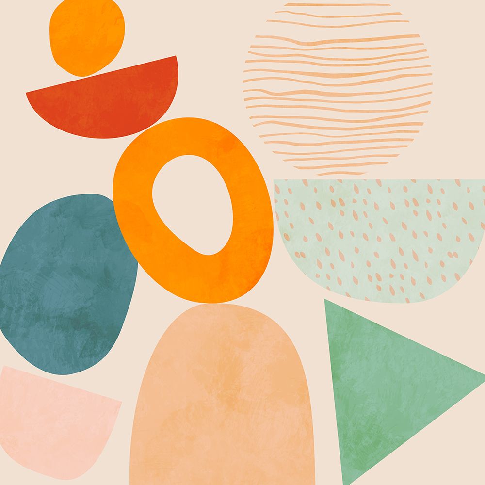 Shapes Play New2 art print by Ana Rut Bre for $57.95 CAD