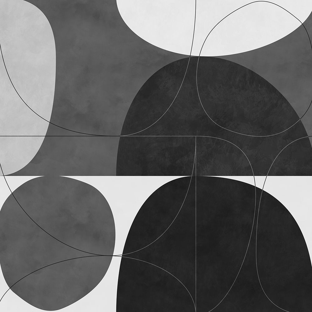 Shapesbw1 Kopie art print by Ana Rut Bre for $57.95 CAD