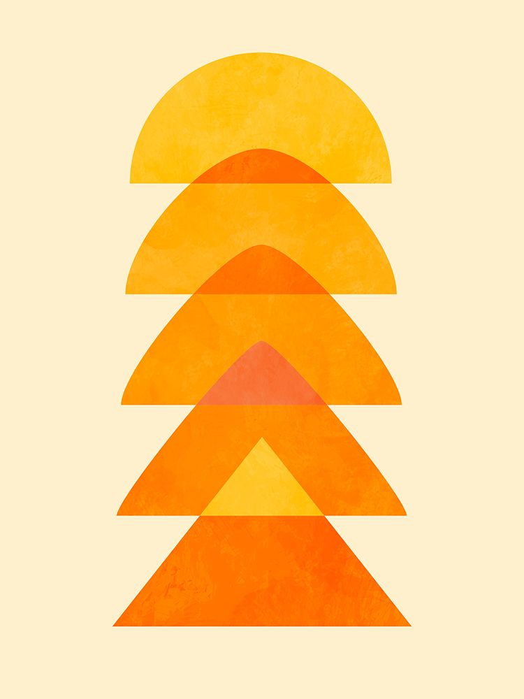 Spring Mid Rhapsody Orange 5 art print by Ana Rut Bre for $57.95 CAD