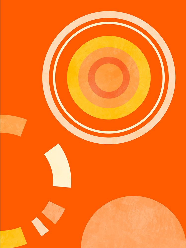 Spring Mid Rhapsody Orange 4 art print by Ana Rut Bre for $57.95 CAD