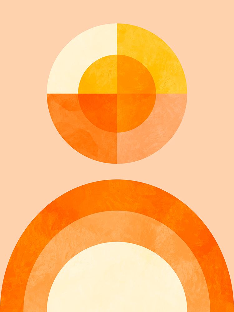 Spring Mid Rhapsody Orange 2 art print by Ana Rut Bre for $57.95 CAD