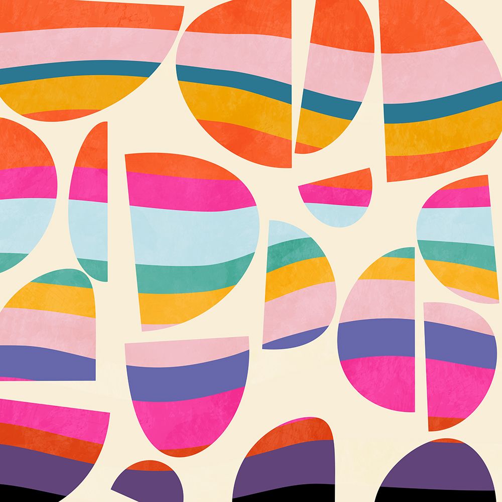 Pattern3 Mid Bunt 5 Kopie art print by Ana Rut Bre for $57.95 CAD