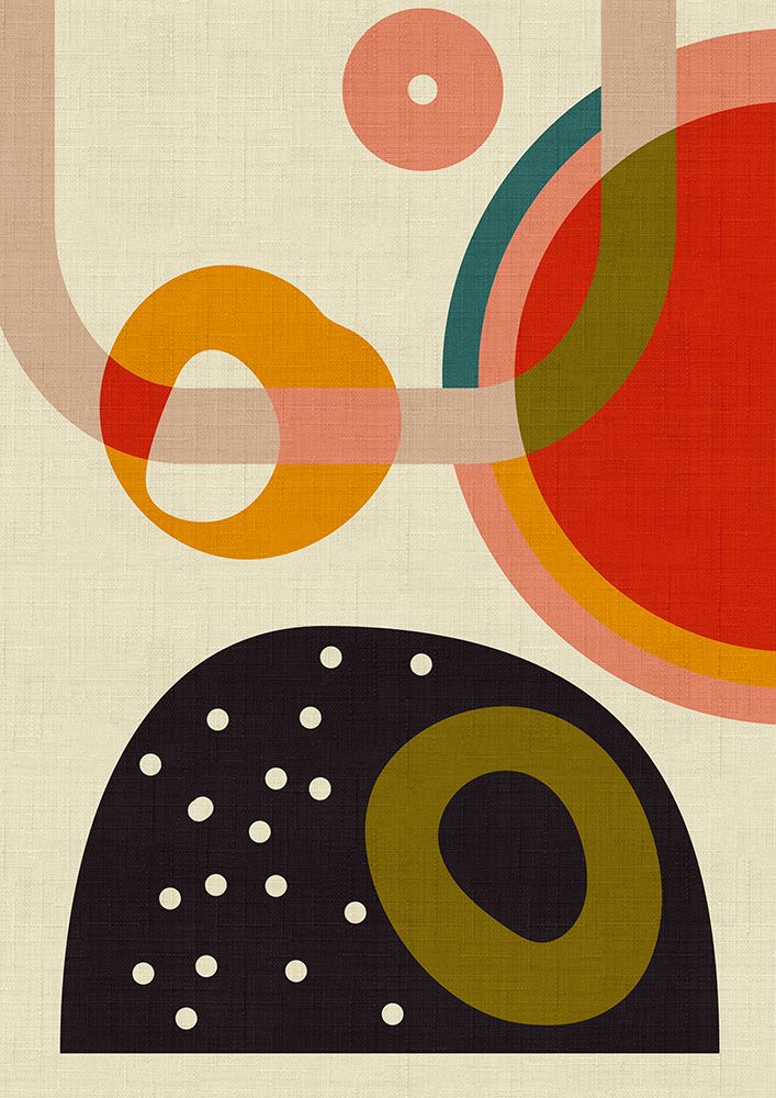 Mid Century Cirque 4 Kopie art print by Ana Rut Bre for $57.95 CAD