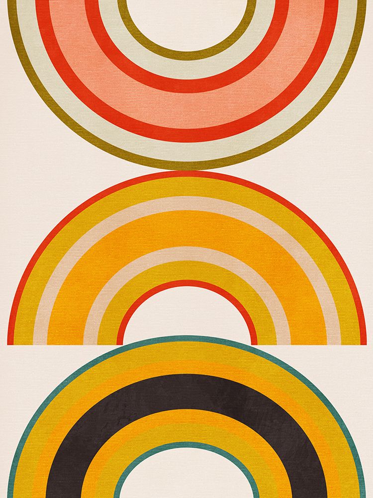 Rainbow Suns 6 art print by Ana Rut Bre for $57.95 CAD