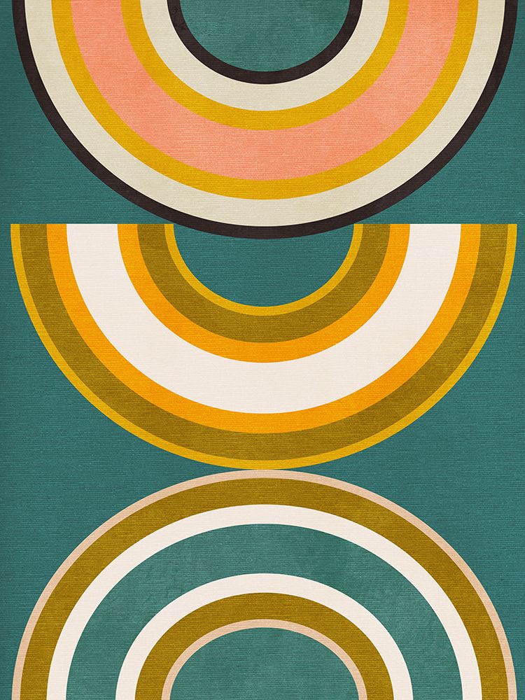 Rainbow Suns 5 Kopie art print by Ana Rut Bre for $57.95 CAD