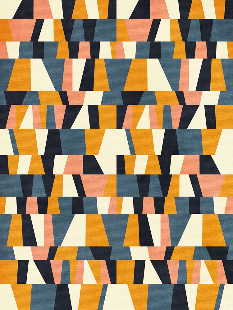 Rainbow Plus Shapes  Blue Mustard14 art print by Ana Rut Bre for $57.95 CAD