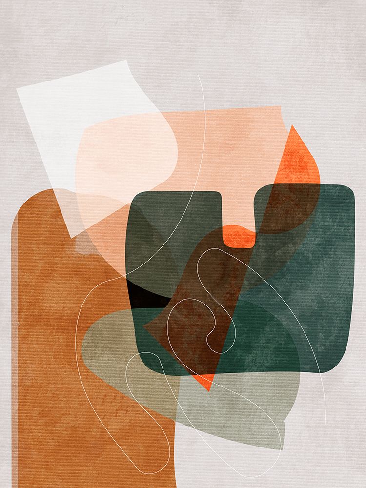 Nature Friendly Terracotta 4 Aquarell Kopie art print by Ana Rut Bre for $57.95 CAD