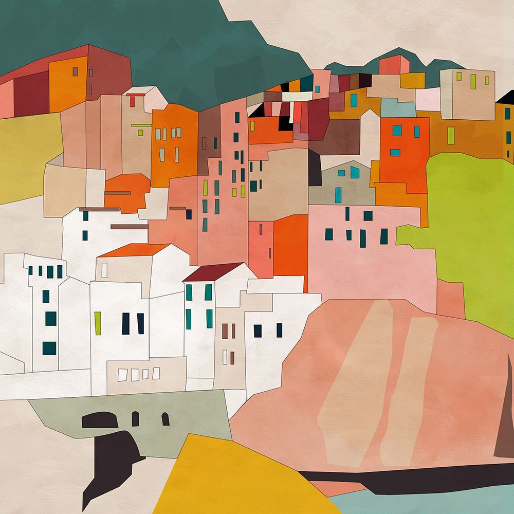 Cinque Terre art print by Ana Rut Bre for $57.95 CAD
