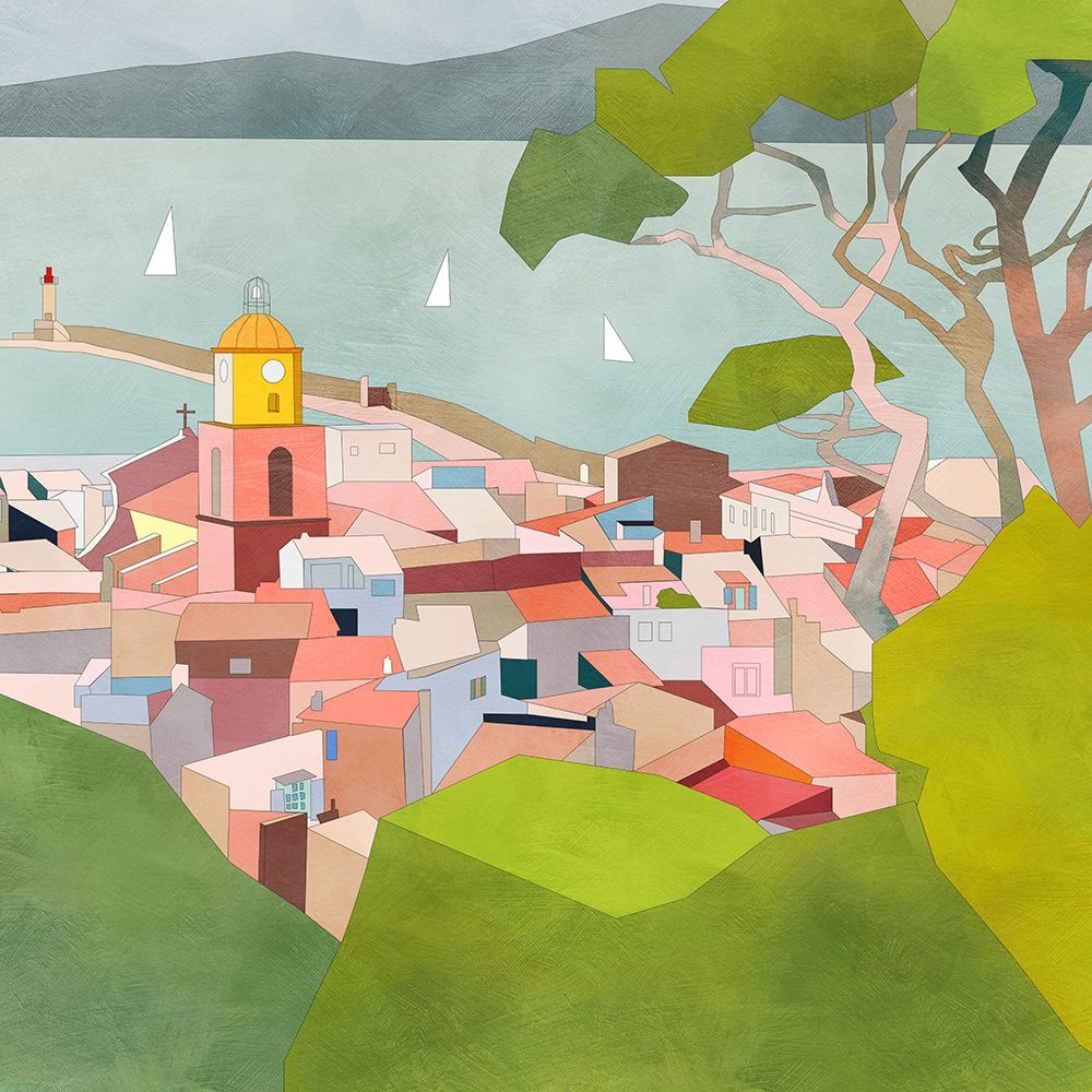 Saint Tropez Kopie2 art print by Ana Rut Bre for $57.95 CAD