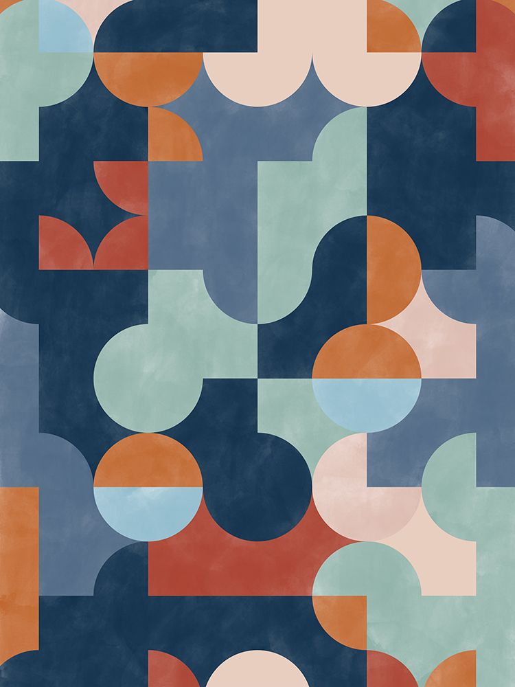 3X4 Aspectratiobluerust31 art print by Elena Ristova for $57.95 CAD