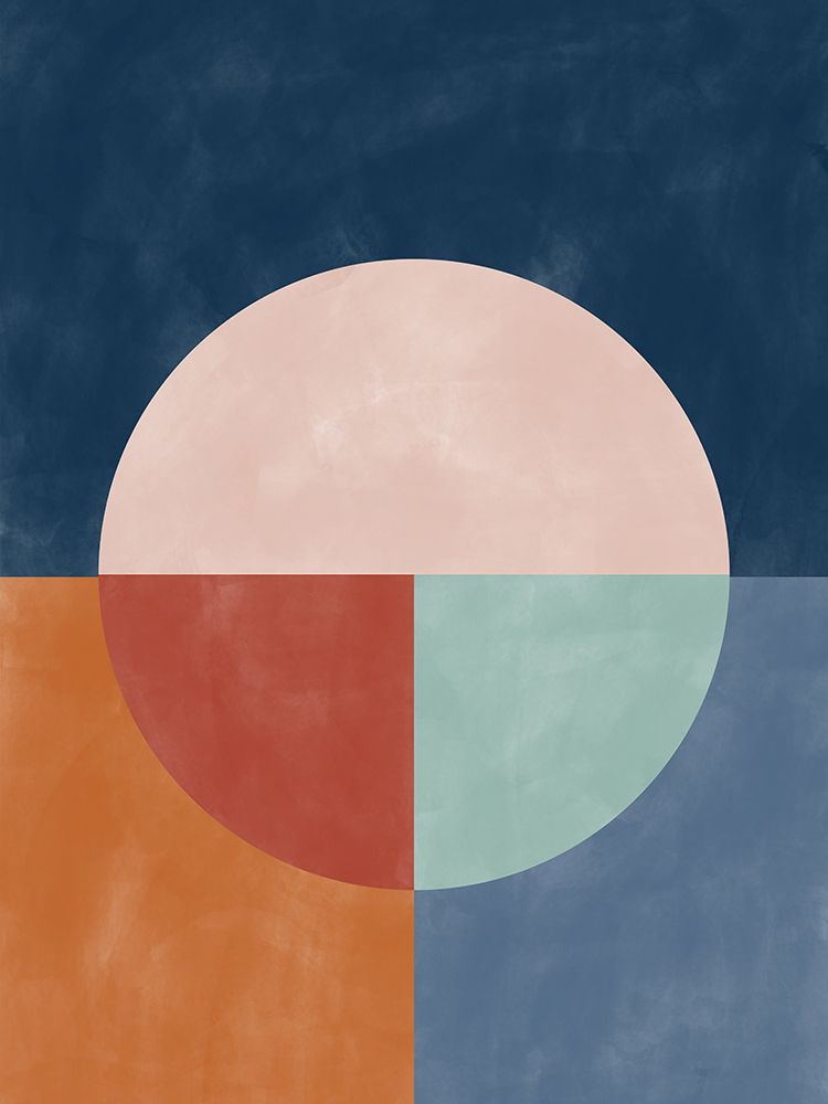 3X4 Aspectratiobluerust35 art print by Elena Ristova for $57.95 CAD