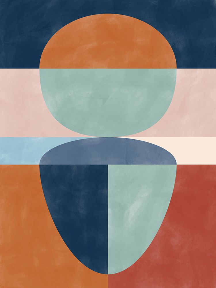 3X4 Aspectratiobluerust41 art print by Elena Ristova for $57.95 CAD