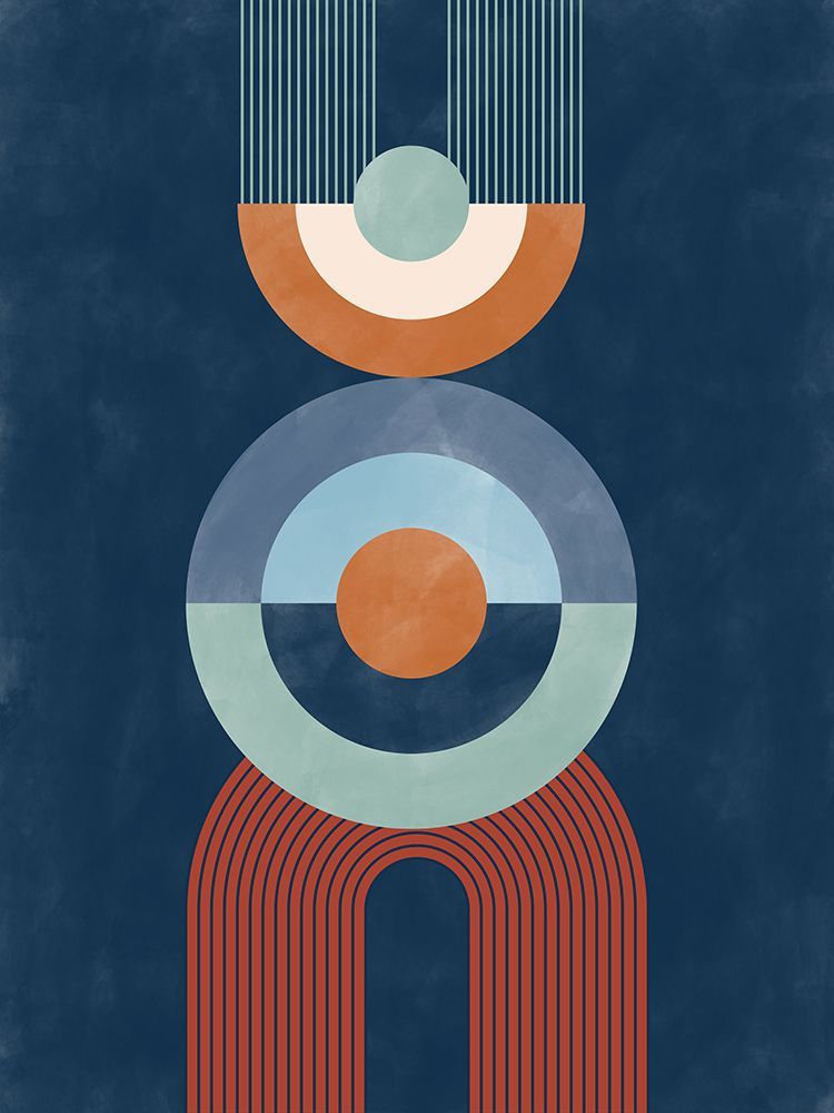 3x4 Aspectratiobluerust50 art print by Elena Ristova for $57.95 CAD