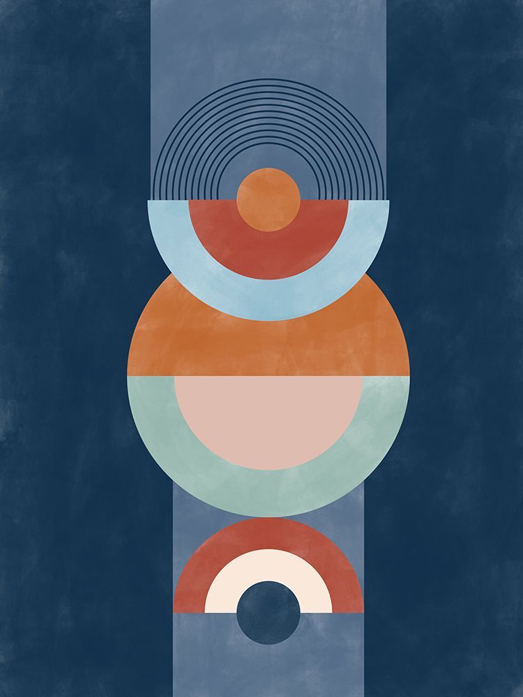3x4 Aspectratiobluerust51 art print by Elena Ristova for $57.95 CAD