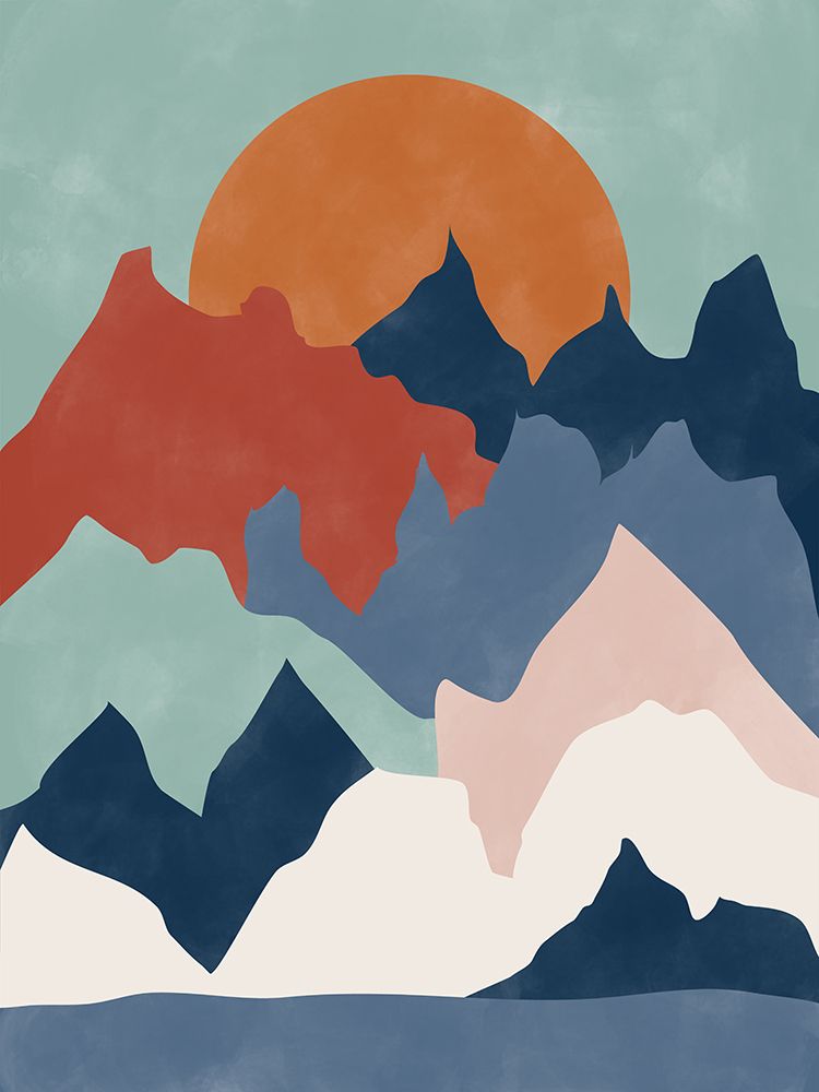 3X4 Aspectratiobluerust80 art print by Elena Ristova for $57.95 CAD