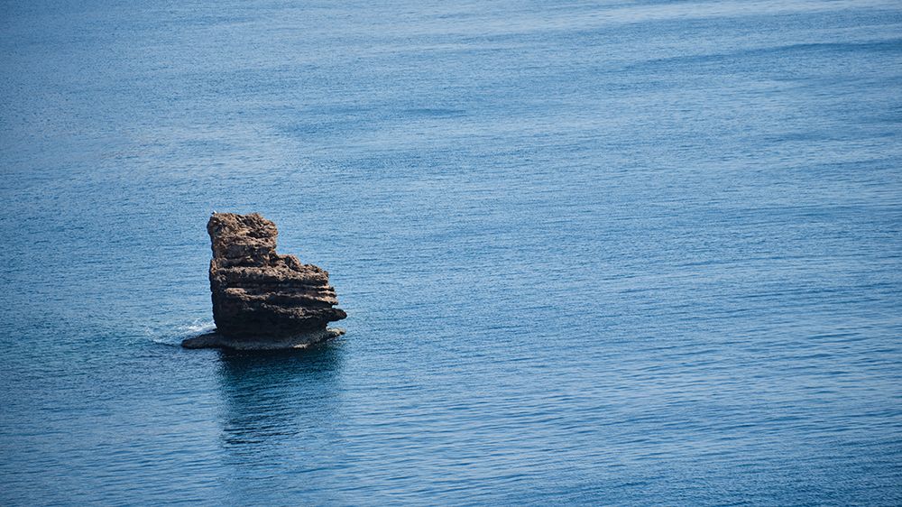 Peaceful Sea View And Cliffs art print by Engin Akyurt for $57.95 CAD