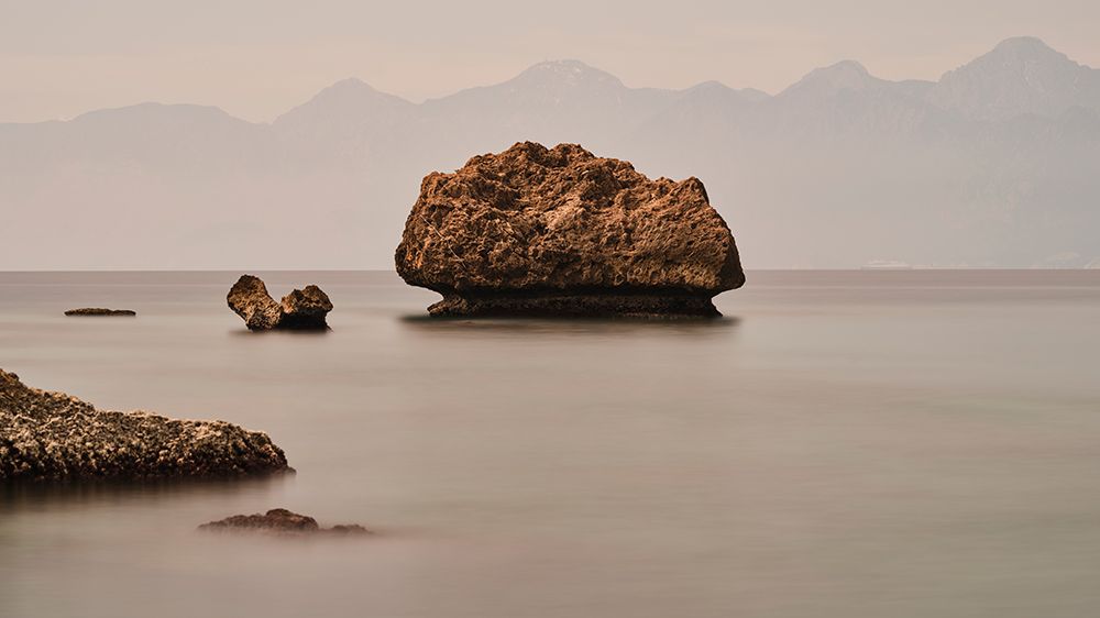 Seascape And Rocks art print by Engin Akyurt for $57.95 CAD